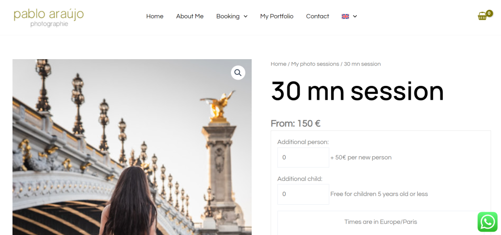 Création site internet photographe